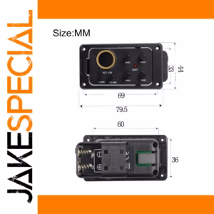 KLT-10B Travel Guitar Pickup Preamp