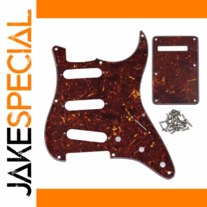 Vintage Red Tortoise Strat Pickguard Set