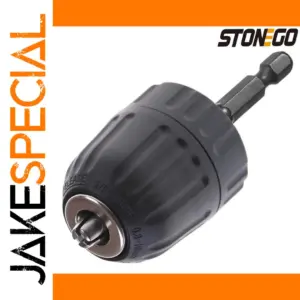 Black Impact Driver Drill Chuck Converter 3/8" UNF