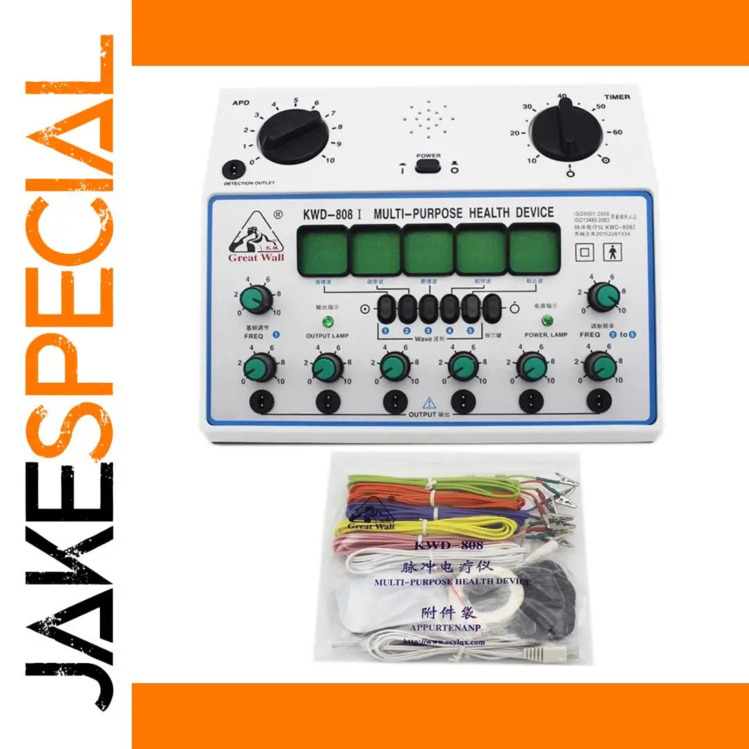 Electric Acupuncture Stimulator with Six Channels 1 Electric Acupuncture Stimulator with Six Channels