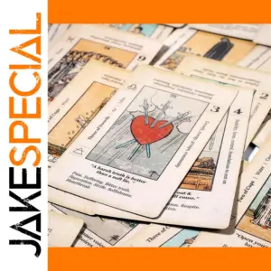 Retro Tarot Deck with Hand-Drawn Art