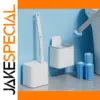 Disposable Toilet Brush Cleaning Kit with Replaceable Heads