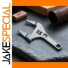 200mm Aluminum Adjustable Wrench for Plumbing