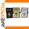 Mini Bible Keychain with Cross in Gold, Silver, Black