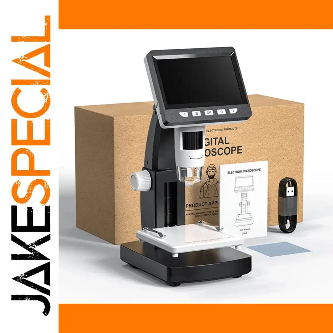 4.3-Inch HD Digital Microscope with 1600X Zoom 1 4.3-Inch HD Digital Microscope with 1600X Zoom