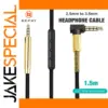 3.5mm to 2.5mm AUX Cable with Gold Plugs