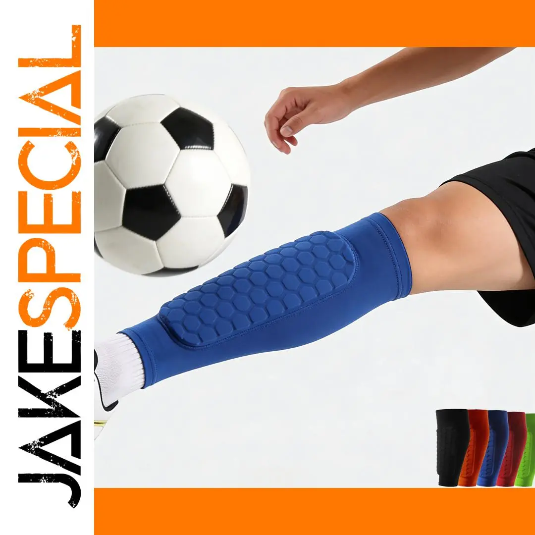 Bright Blue Football Shin Guard Sock Sleeve 1 Bright Blue Football Shin Guard Sock Sleeve