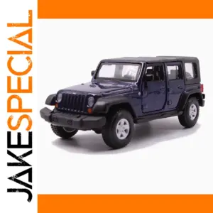Jeep Wrangler 1:32 Diecast Model Blue