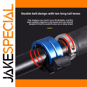 Invisible Mountain and Road Bike Bell with Colored Accent