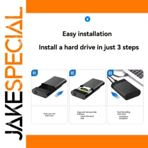 3.5-Inch SSD Enclosure with RGB Lighting