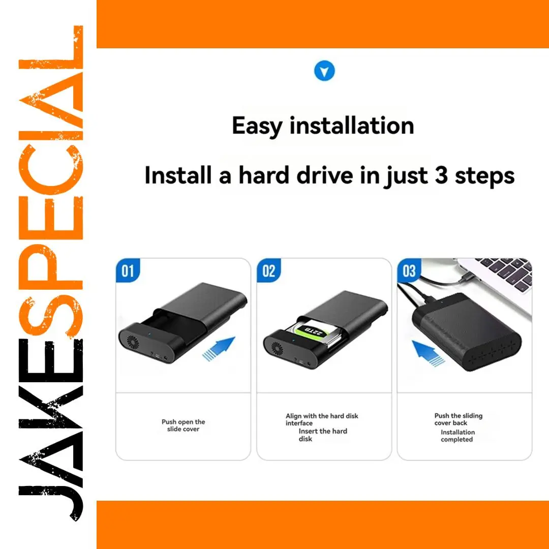 3.5-Inch SSD Enclosure with RGB Lighting 1 3.5-Inch SSD Enclosure with RGB Lighting