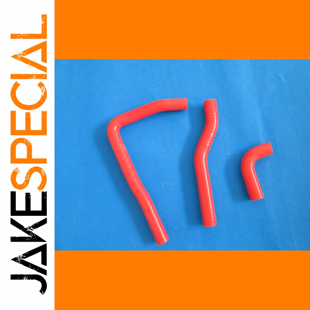 Red Silicone Radiator Hose Kit for Kawasaki KX65 1 Red Silicone Radiator Hose Kit for Kawasaki KX65