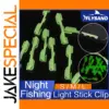 Bright Green Night Fishing Clip Set