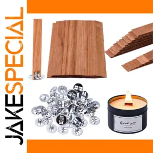 Natural Wooden Candle Wick Set 10/30/50 Pieces