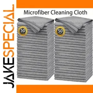 Microfiber Cleaning Cloths — Set of 10, 20, 50