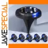 Black Solar Garden Light 12 LEDs 10-12H IP65