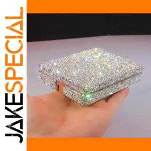 Sparkling Mini Makeup Brush Set with Crystals