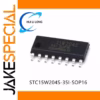 STC15W204S-35I-SOP16 Microcontroller IC