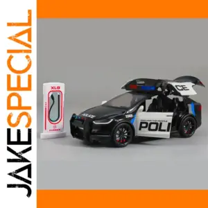1:24 Scale Diecast Police Car Model by MAKEDA