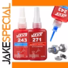 JXUX Threadlocker 243/271 for Metal Fasteners