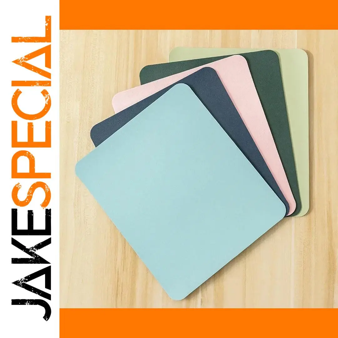 Small PU Mouse Pad with Non-Slip Base 1 Small PU Mouse Pad with Non-Slip Base