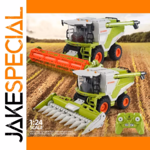 Green RC Farm Tractor for Kids