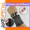 Black Active Wrist Wallet for Running & Travel