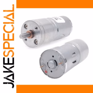Set of Five JGA25-370 DC Gear Motors 12:1 Ratio