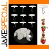 Transparent Ceiling Hooks for Easy Décor