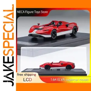 Red 1:64 Scale Elva Hypercar Diecast Model