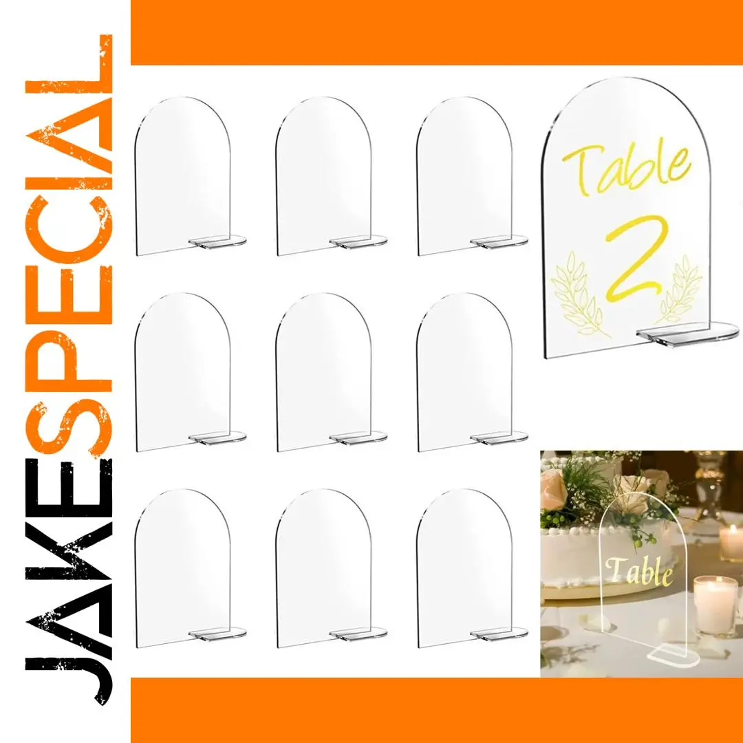 Acrylic Sign Holders for Events (4 x 6 Inches) 1 Acrylic Sign Holders for Events (4 x 6 Inches)