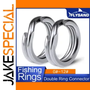 Premium Stainless Steel Fishing Split Rings Set