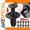 Black Plastic Rivets for Car Panels Set of 50