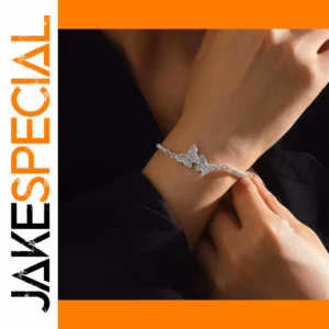 Silver Butterfly Charm Bracelet for Women