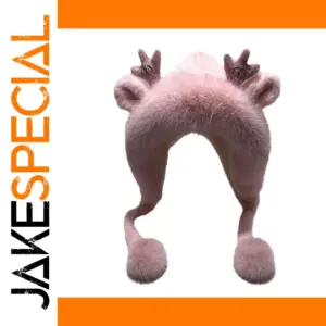 Whimsical Faux Rabbit Fur Winter Hat