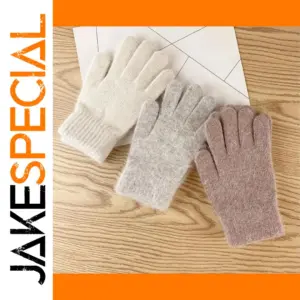 Knitted Winter Gloves for Outdoors