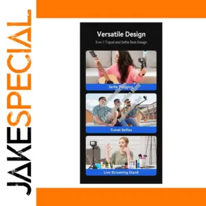 Foldable Action Camera Selfie Stick & Tripod for GoPro & DJI