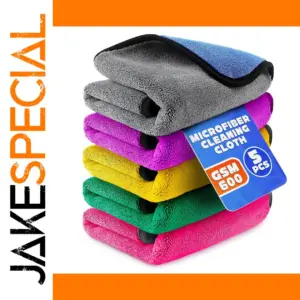 Vibrant Microfiber Cleaning Cloths Set (23x23 cm)