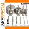 Diamond-Coated Hole Saw Drill Bit Set (10 Sizes)