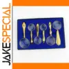 Premium Gold and Silver Hand-Held Magnifier Set
