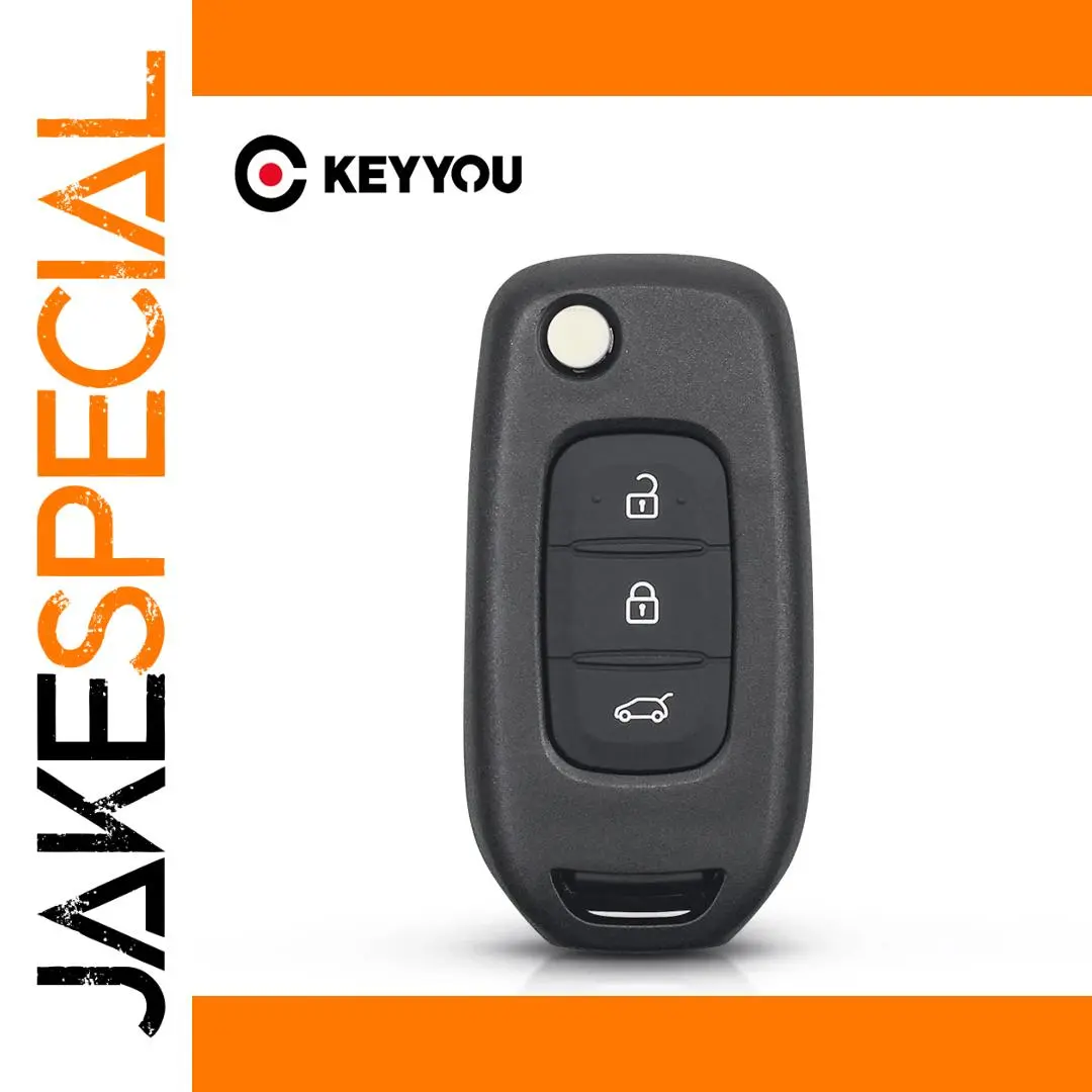 Renault & Dacia Black Key Shell Replacement 1 Renault & Dacia Black Key Shell Replacement