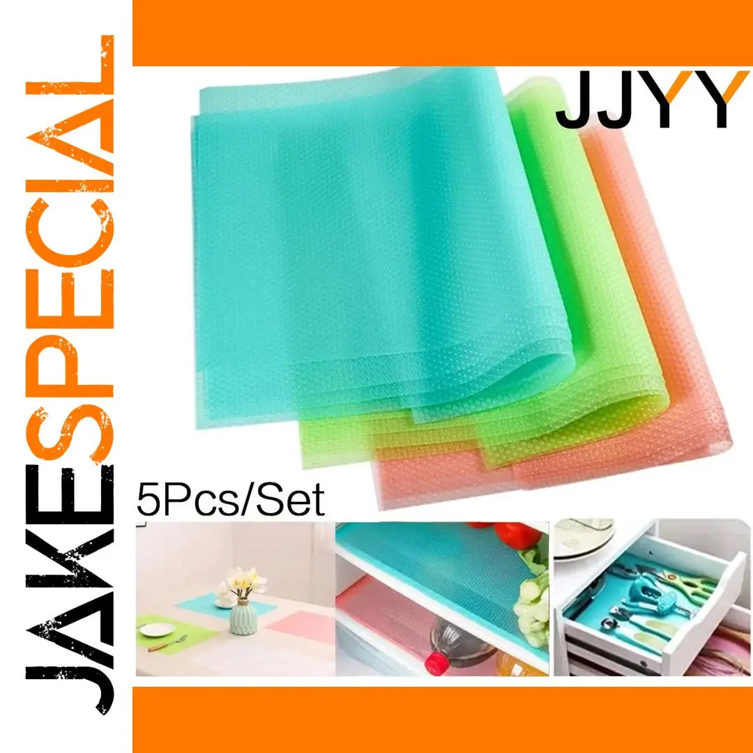 Colorful Refrigerator Mats Set by JJYY 1 Colorful Refrigerator Mats Set by JJYY