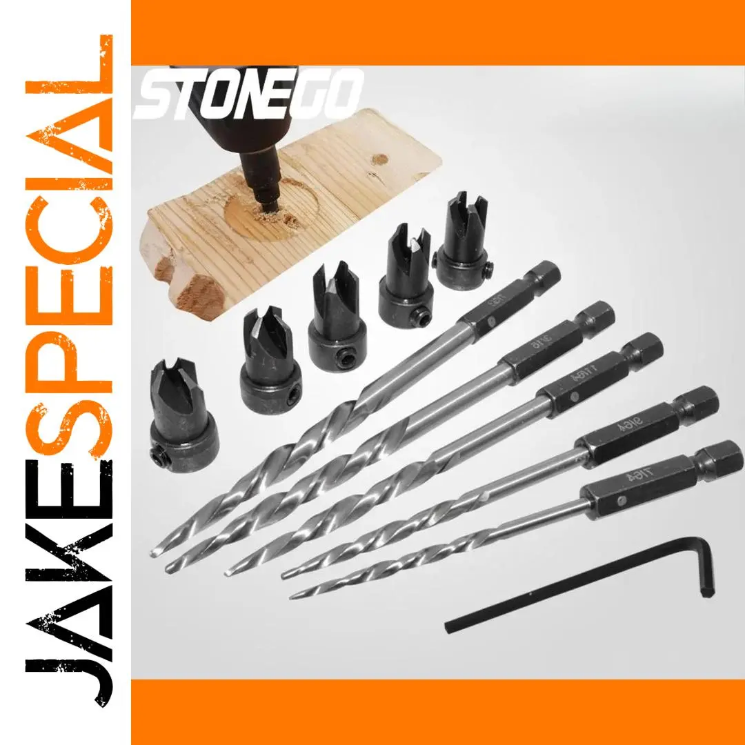 High-Speed Steel Countersink Drill Set 1 High-Speed Steel Countersink Drill Set