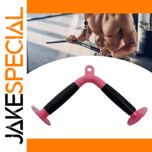 Pink and Black V-Shape Cable Handle