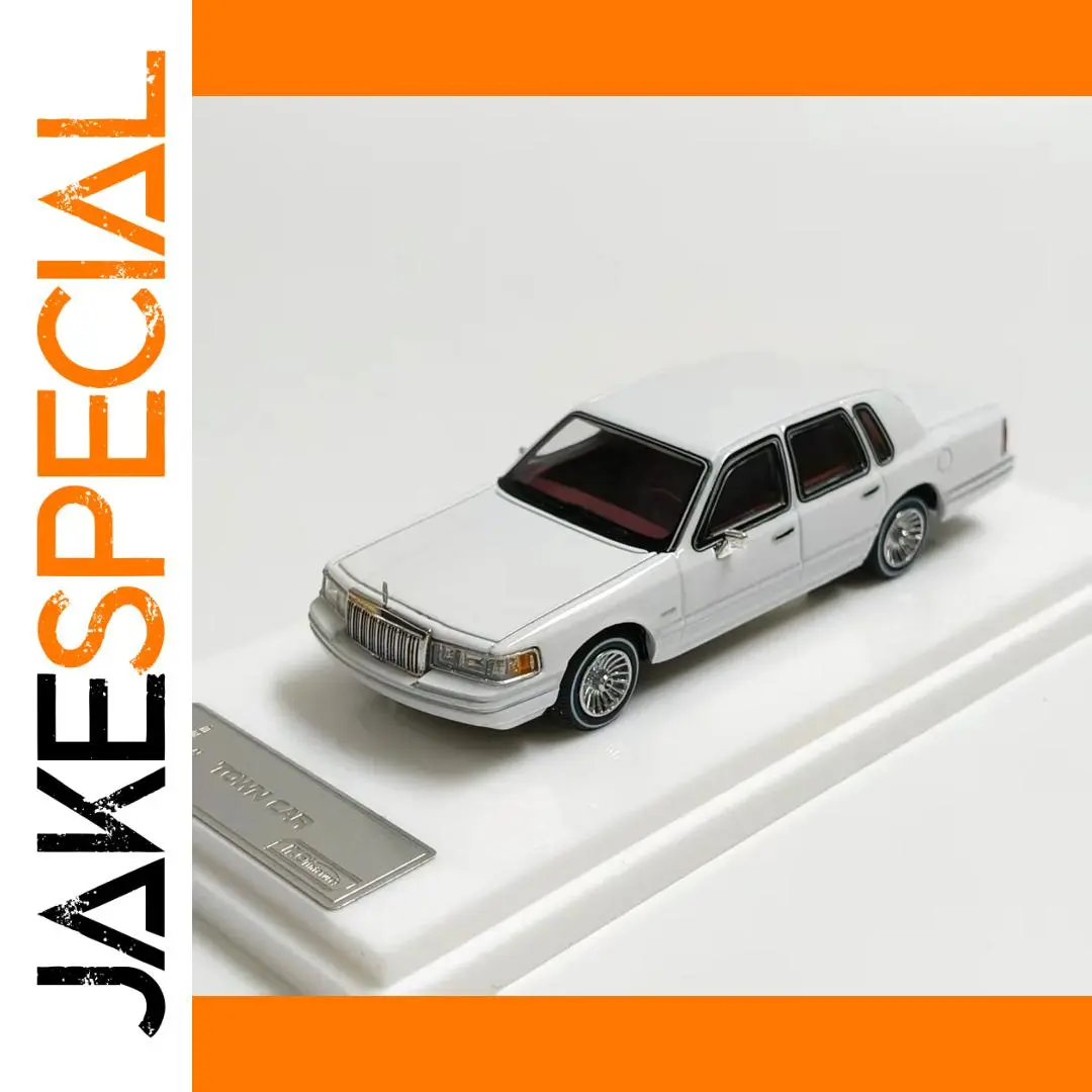 Vintage White Sedan Diecast Model 1:64 Scale 1 Vintage White Sedan Diecast Model 1:64 Scale