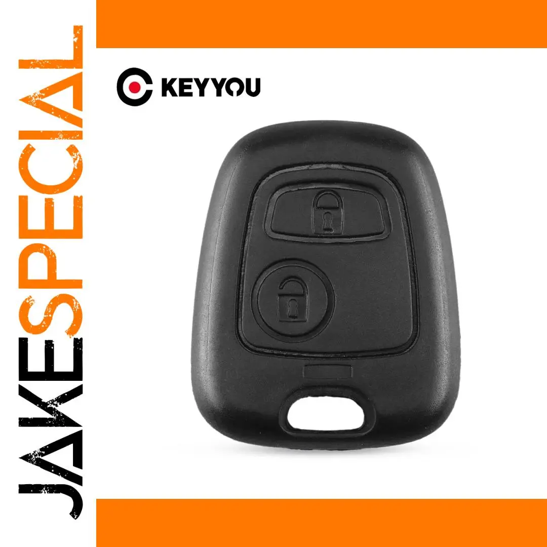 Peugeot & Citroen Key Shell Black ABS Replacement 1 Peugeot & Citroen Key Shell Black ABS Replacement