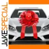 Vibrant 14-Inch Red Car Bow with Metallic Finish