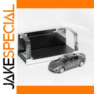 1:64 Scale Maserati GT Diecast Model in Metallic Grey