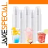 Disposable Transparent Plastic Cups (50/100 pcs)