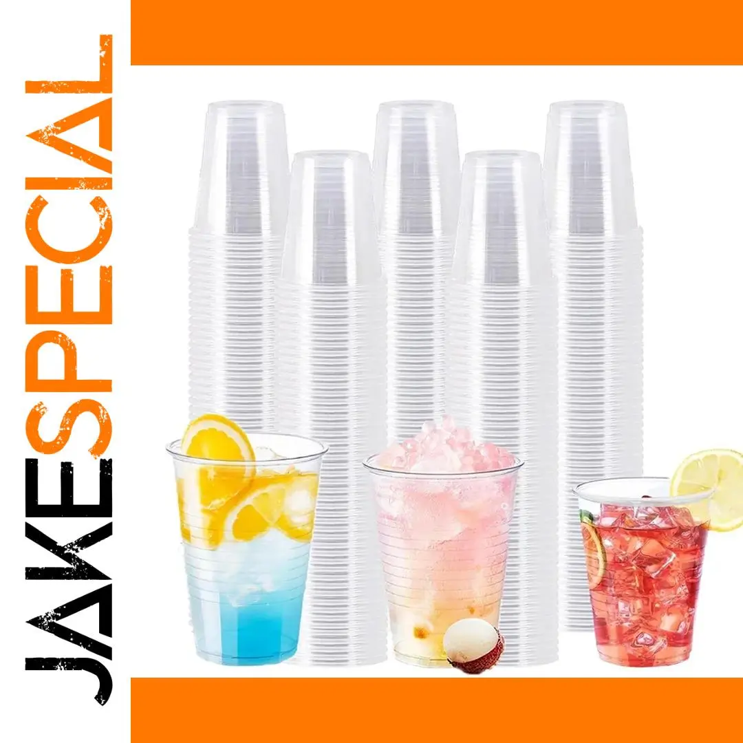 Disposable Transparent Plastic Cups (50/100 pcs) 1 Disposable Transparent Plastic Cups (50/100 pcs)